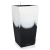 LECHUZA® Pflanzgefäße CUBICO Color 30 Cambio Black & White seidenmatt All-in-One