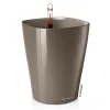 LECHUZA® Pflanzgefäße DELTINI Taupe hochglänzend All-in-One