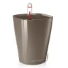 LECHUZA® Pflanzgefäße MINI-DELTINI Taupe hochglänzend All-in-One