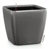 LECHUZA® Pflanzgefäße QUADRO LS 28 Anthrazit metallic All-in-One