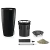 LECHUZA® Pflanzgefäße RONDO Premium 40 Schwarz hochglanz All-in-One