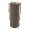 LECHUZA® Pflanzgefäße RONDO Premium 40 Taupe hochglanz All-in-One