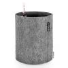 LECHUZA® Pflanzgefäße TRENDCOVER Filz 23 Dark Grey dunkelgrau All-in-One