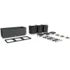 LECHUZA® Pflanzkasten TRIO Cottage 40 Granit mit 3 Einsätzen All-in-One