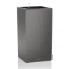 LECHUZA® Pflanzsäule CANTO Premium 40 High Anthrazit metallic matte Oberfläche All-in-One