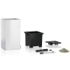 LECHUZA® Pflanzsäule CANTO Premium 40 High Weiß hochglänzende Oberfläche All-in-One