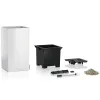 LECHUZA® Pflanzsäule CANTO Premium 40 High Weiß hochglänzende Oberfläche All-in-One