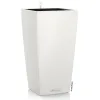 LECHUZA® Pflanzsäule CUBICO Color 22 Weiß seidenmatt All-in-One