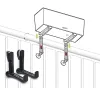 LECHUZA® Zubehör BALCONERA Balkonkastenhalter Schwarz - 2 Halter