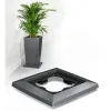 LECHUZA® Zubehör Rolluntersetzer Anthrazit metallic für den CUBICO 30
