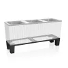 LECHUZA® Zubehör Sockel für TRIO Cottage 40 Schwarz - ohne Gefäß