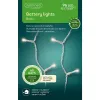 Lumineo Batterie LED Lichterkette Durawise transparent 7,1 Meter 96 Lichter - warmweiß