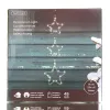Lumineo Batterie Micro-LED 3 Sterne Transparent 0,58 Meter 48 Lichter - warmweiß