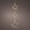 Lumineo Batterie Micro-LED 3 Sterne Transparent 0,58 Meter 48 Lichter - warmweiß