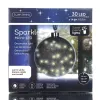 Lumineo Batterie Micro-LED Sparkle Kugel Anthrazit Ø 14 cm 30 Lichter - warmweiß