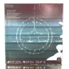 Lumineo Batterie Micro-LED Weihnachts-Doppelring mit Stern Transparent 60 Lichter Ø 32 cm - warmweiß