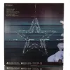 Lumineo Batterie Micro-LED Weihnachts-Doppelstern Transparent 50 Lichter Ø 34 cm - warmweiß