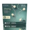 Lumineo LED Lichterkette Cherry transparent 9 Meter 60 Lichter - warmweiß