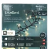 Lumineo LED Lichterkette Excellent Twinkle schwarz 15 Meter 960 Lichter - warmweiß