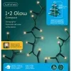 Lumineo LED Lichterkette 1•2-Glow Compact grün 2,4 Meter 880 Lichter - klassisch warm