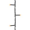 Lumineo LED Lichterkette Basic schwarz 18 Meter 240 Lichter - klassisch warm