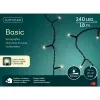 Lumineo LED Lichterkette Basic schwarz 18 Meter 240 Lichter - warmweiß