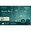 Lumineo LED Lichterkette Basic transparent 9 Meter 120 Lichter - warmweiß