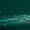 Lumineo LED Lichterkette Basic schwarz 13,5 Meter 180 Lichter - softgold