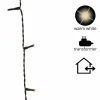 Lumineo LED Lichterkette Basic schwarz 9 Meter 120 Lichter - warmweiß