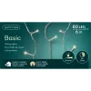 Lumineo LED Lichterkette Basic transparent 6 Meter 80 Lichter - warmweiß
