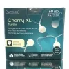 Lumineo LED Lichterkette Cherry XL Twinkle transparent 9 Meter 60 Lichter - warmweiß