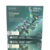 Lumineo LED Lichterkette Cluster Twinkle schwarz 10,5 Meter 1128 Lichter - soft bunt