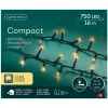 Lumineo LED Lichterkette Compact grün 16 Meter 750 Lichter - softgold
