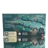 Lumineo LED Lichterkette Compact grün 5 Meter 220 Lichter - warmweiß