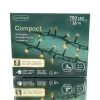 Lumineo LED Lichterkette Compact grün 16 Meter 750 Lichter - warmweiß / klassisch warm