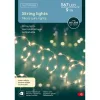 Lumineo LED Lichterkette Micro wire silber 9 Meter 567 Lichter - warmweiß