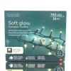 Lumineo LED Lichterkette Soft Glow Compact Twinkle grün 16 Meter 750 Lichter - warmweiß