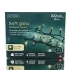 Lumineo LED Lichterkette Soft Glow Compact Twinkle grün 11 Meter 500 Lichter - warmweiß