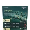 Lumineo LED Lichterkette Soft Glow Compact Twinkle grün 11 Meter 500 Lichter - warmweiß