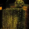 Lumineo LED Lichternetz schwarz 2 x 2 Meter 180 Lichter - warmweiß