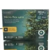Lumineo LED Lichterkette Micro flex wire grün 27 Meter 360 Lichter - klassisch warm