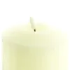 Lumineo LED Wachskerze Cremeweiß Ø 10 Höhe 22,5 cm - warmweiß