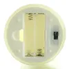 Lumineo LED Wachskerze Grey grau Ø 7 cm Höhe 19 cm - warmweiß