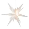 Lumineo LED Weihnachtsstern Weiß Ø 40 cm warmweiß - Kunststoff