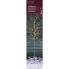 Lumineo Micro LED-Baum PVC/goldfarb. warmweiß & klass. warm Outdoor Ø 70 cm Höhe 180 cm