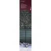 Lumineo Micro LED-Baum PVC/schwarz warmweiß Outdoor Ø 70 cm Höhe 180 cm