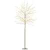 Lumineo Micro-LED Beleuchteter Baum Goldfarben Ø 60 cm Höhe 150 cm 480 Lichter - warmweiß / klassisch warm