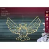 Lumineo Micro LED Eule Flash-Effekt Outdoor metall - klassisch warm