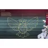 Lumineo Micro LED Eule Outdoor metall - warm- & klassisch weiß