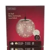 Lumineo Batterie Micro-LED Kugel Transparent Ø 15 cm 40 Lichter - warmweiß
